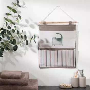 Кармашек текстильный Кот (35х45 см)