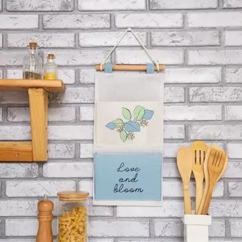 Кармашек текстильный Love and bloom (41х20 см)