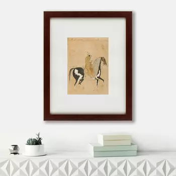 Картина A Falconer Mounted On A Dappled Horse (42х52 см)