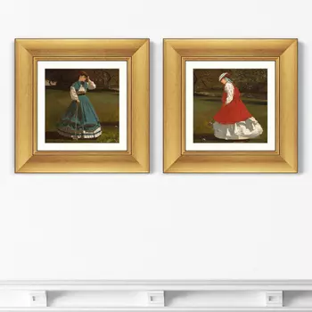 Картина A Game Of Croquet (35,5х35,5 см - 2 шт)