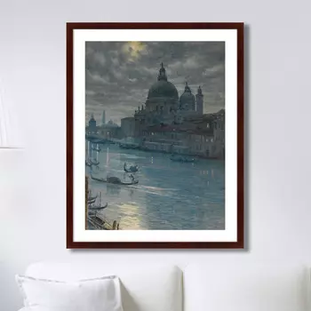 Картина A MOONLIGHT SCENE, VENICE, 1879г. (79х100 см)
