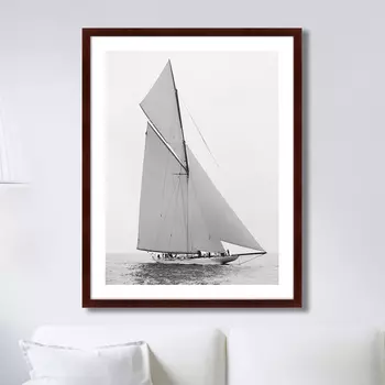 Картина America's Cup defender Reliance before the start, Aug. 25, 1903г. (79х100 см)