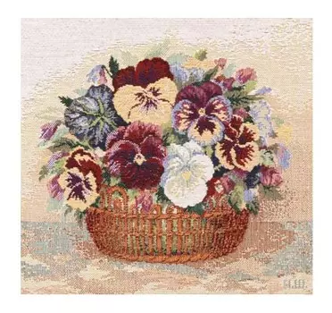 Картина Анютины Глазки (33х33 см)