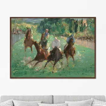 Картина At the Races, 1865г. (75х105 см)