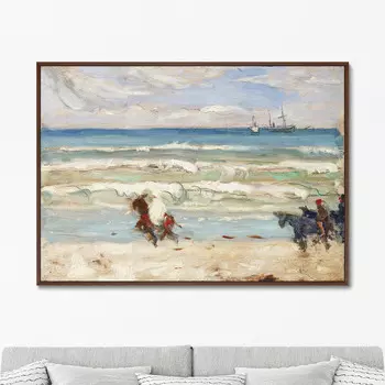 Картина Beach scene, Tangier, 1906г. (75х105 см)
