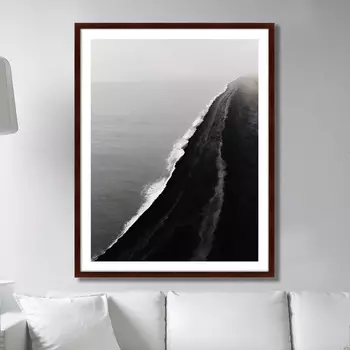 Картина Black Sand Beach, Iceland (102х130 см)