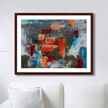 Картина Color abstraction of meanings No 2 (79х100 см)