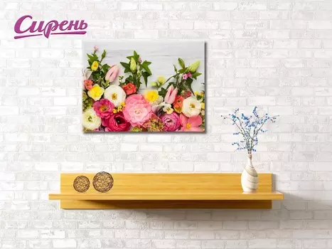 Картина Цветочное Панно (40х60 см)