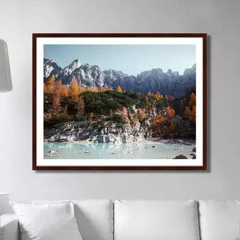 Картина Lake Sorapis, Italy (102х130 см)