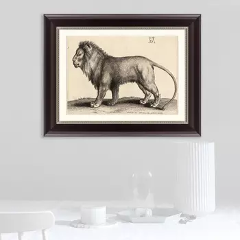 Картина Лев (35х45 см)