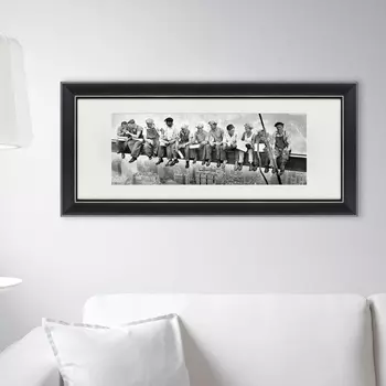 Картина Обед На Небоскрёбе (35х77 см)