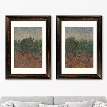 Картина Olive Grove, 1889г. (50,5х70,5 см - 2 шт)