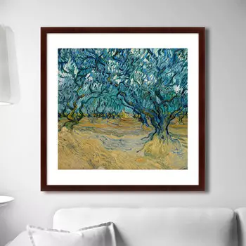 Картина Оливковая роща III, 1887г. (79х79 см)