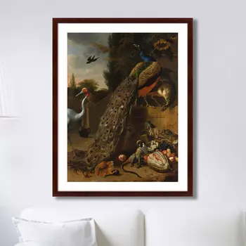 Картина Павлины, 1683г. (79х100 см)