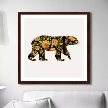 Картина Полярный Царь, 2016г. (79х79 см)