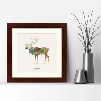 Картина Повелитель Тундры (35х35 см)