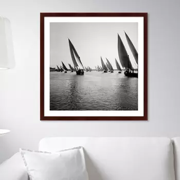 Картина Регата На Ниле (79х79 см)