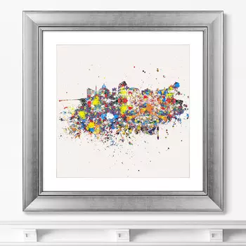 Картина Рим, оптимистическая абстракция, 2016г. (60,5х60,5 см)