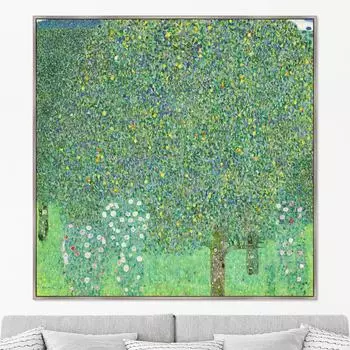 Картина Розы Под Деревьями (105х105 см)