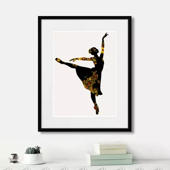 Картина Русский балет, Жизель, часть №1, 2016г. (42х52 см)