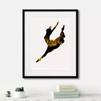 Картина Русский балет, Жизель, часть №3, 2016г. (42х52 см)