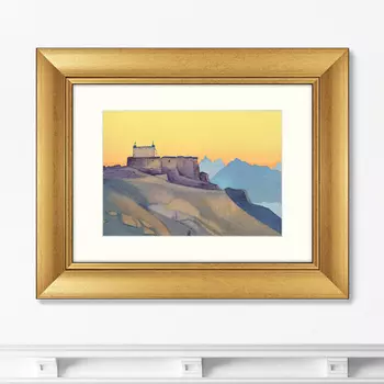 Картина Сиссу. Монастырь, 1932г. (40,5х50,5 см)