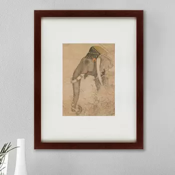 Картина Слон И Наездник (47х60 см)