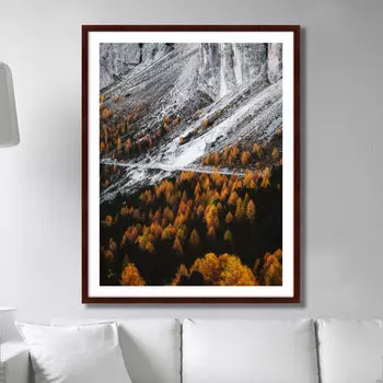 Картина Snowy mountains (102х130 см)