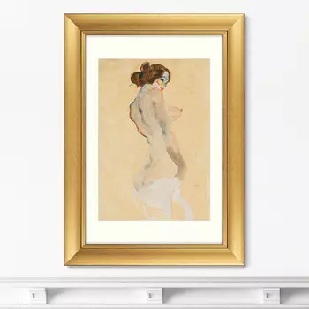 Картина Standing Nude With White Drapery (50,5х70,5 см)