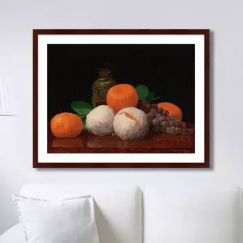 Картина STILL LIFE WITH WRAPPED TANGERINES, 1889г. (79х100 см)