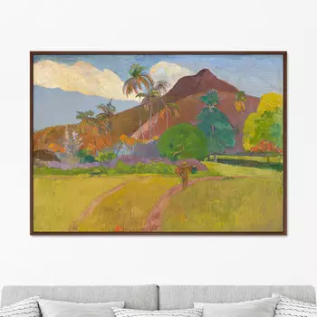 Картина Tahitian Landscape, 1891г. (75х105 см)