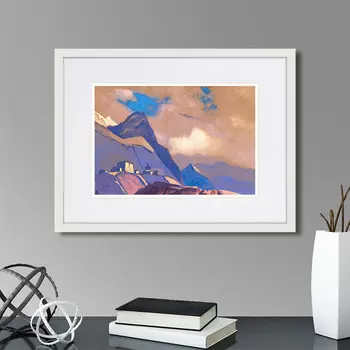 Картина Тибет. У Брахмапутры, 1936г. (32х42 см)