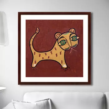 Картина Tiger Cub, 1927г. (79х79 см)