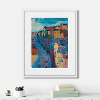 Картина View Over Katarinavagen Stockholm, 1932г. (42х52 см)