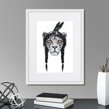 Картина Warrior lion (32х42 см)