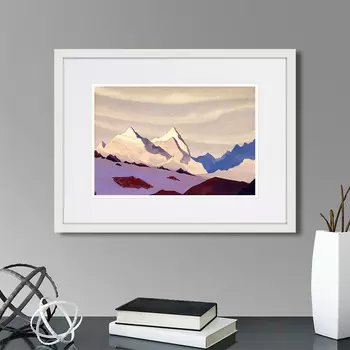 Картина Западные Гималаи, 1936г. (32х42 см)