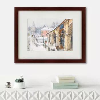 Картина Заснеженный Город (47х60 см)