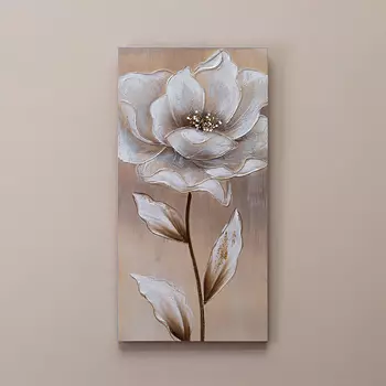 Картина Золотой цветок (40х80х3 см)