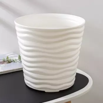 Кашпо Дюна цвет: белый (25х25х24 см)