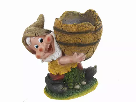 Кашпо Гном С Кувшином (22х16х25 см)