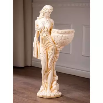 Кашпо Гречанка цвет: бежевый (25х36х79 см)