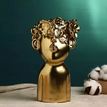 Кашпо Мальчик с венком (23х10х12 см)