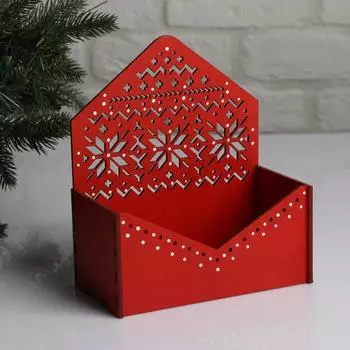 Кашпо Новогоднее. Конверт Норвежский (17х9х20 см)