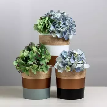 Кашпо Полоски (14х14х20 см)