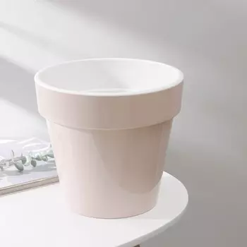 Кашпо Порто цвет: жемчужный (24х24х22 см)