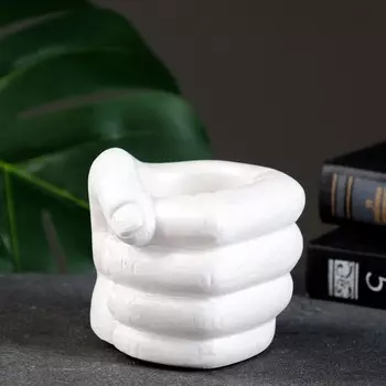 Кашпо Сжатый кулак (10х10х10 см)