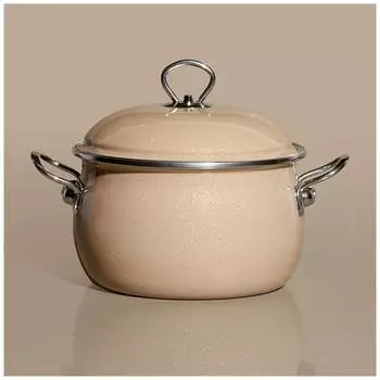 Кастрюля Deluxe цвет: кофейный (2000 мл)