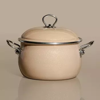 Кастрюля Deluxe цвет: кофейный (5200 мл)