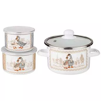 Кастрюля и миски (Набор)