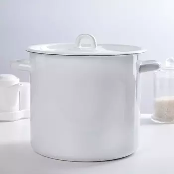 Кастрюля Сильвана цвет: белый (27х22х19 см)